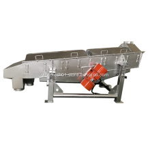 Smooth operation linear vibrating screen for grains